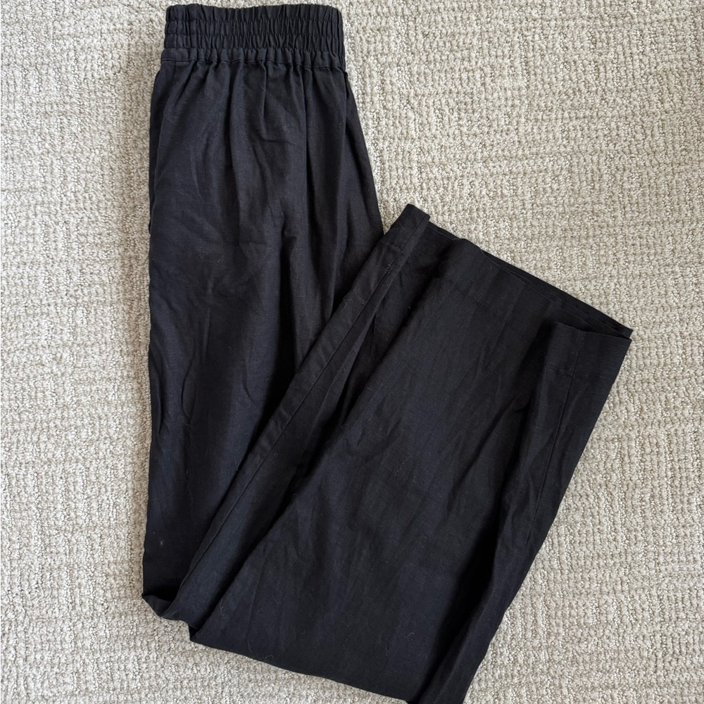 Treasure & Bond Wide Leg Linen Pants